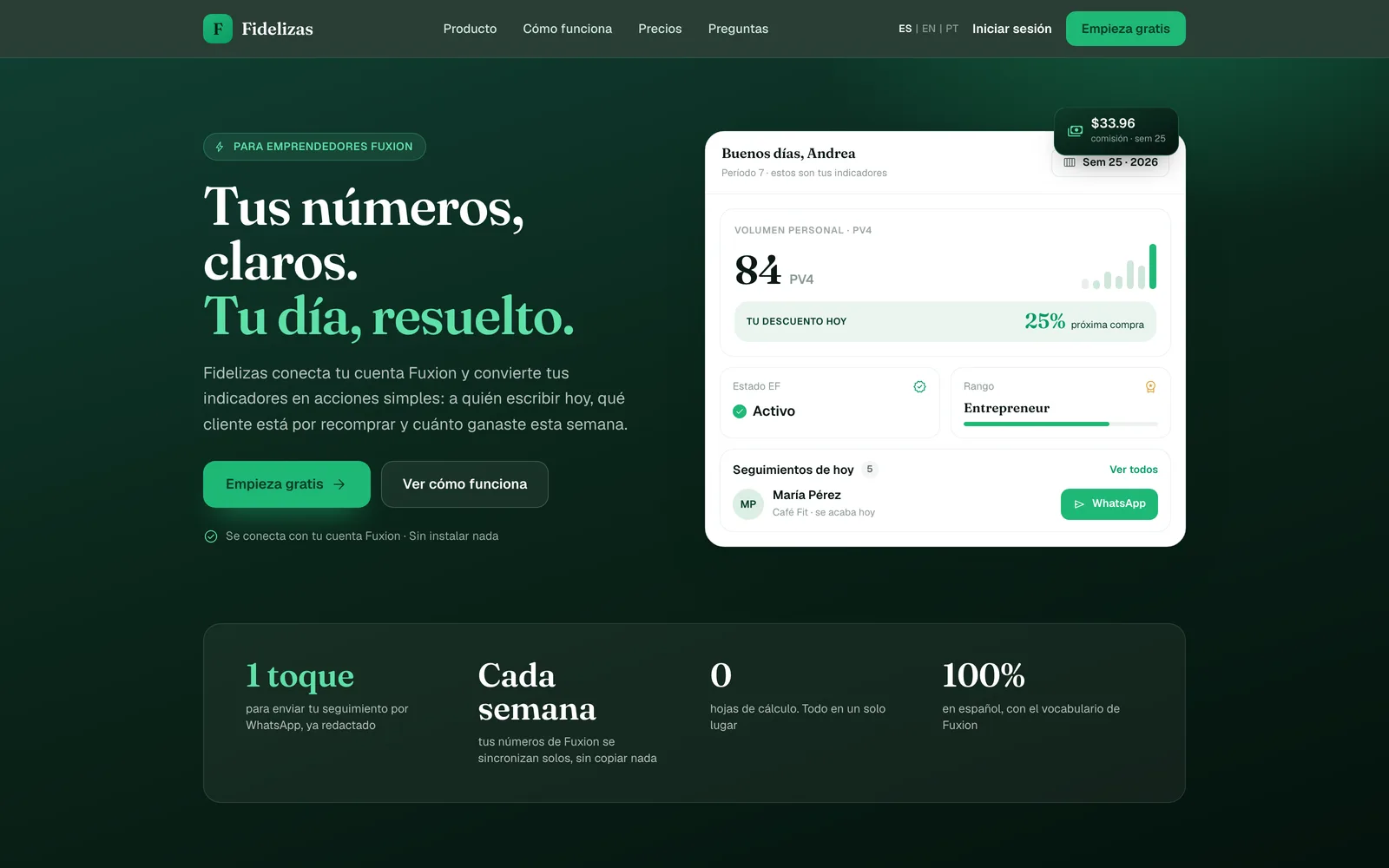 Fidelizas screenshot